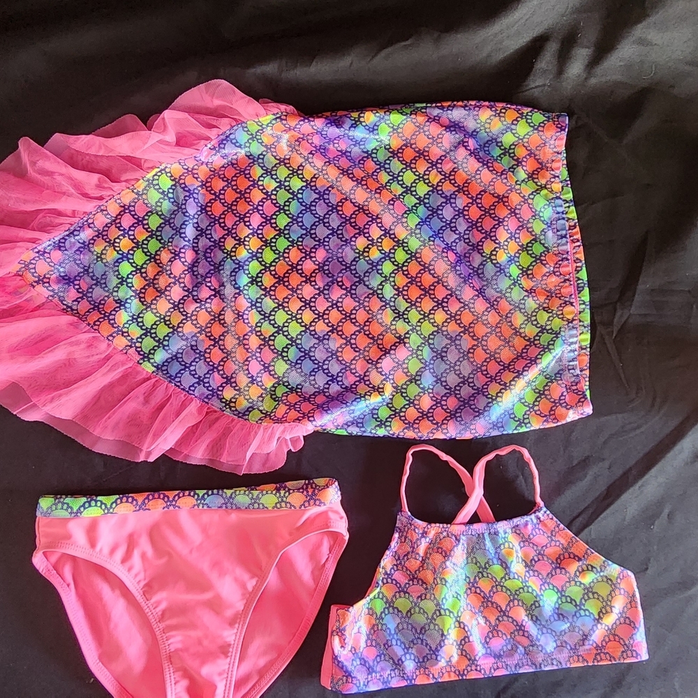3 Piece Mermaid Swimsuit